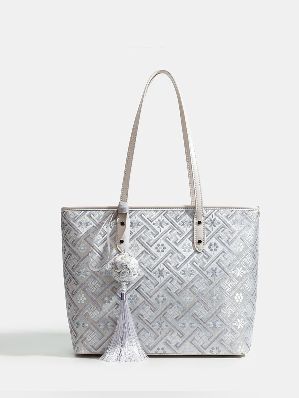 Geometric Pattern Tote Bag